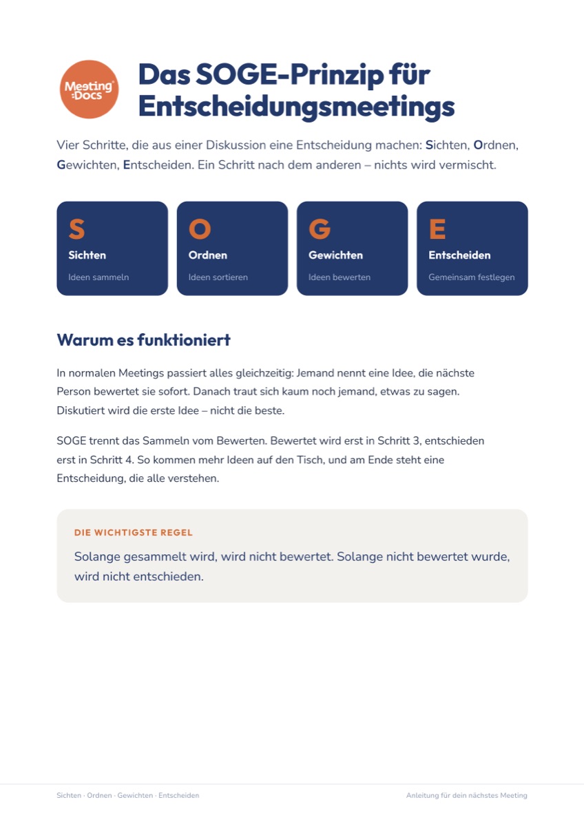 Vorschau des SOGE-Guides